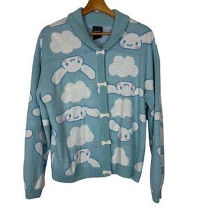 SANRIO Hot Topic Cinnamoroll Cloud Collar Cardigan Size L Z53